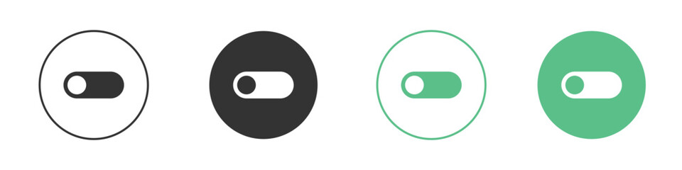 Switch icon vector pictogram for ui ux interface elements