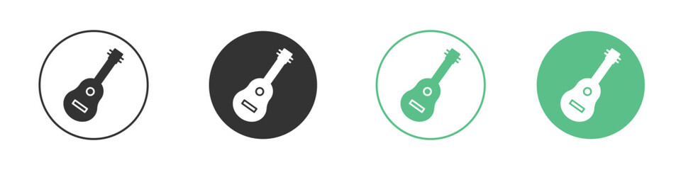 Ukulele icon vector pictogram for ui ux interface elements