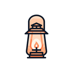 Vintage lantern illuminating a cozy room, creating a warm atmosphere for relaxation