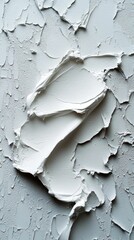 Textured white paint or plaster, rough surface