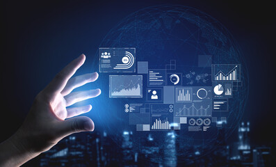 Data insights, charts, and analytics help visualize performance. Data drives strategy, analytics...