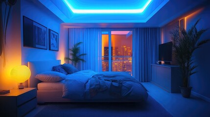 Smart lighting system biohacking guide circadian alignment home environment optimization sleep support productivity routine personal wellness tech setup visual light balance