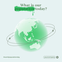 World population day social media posts