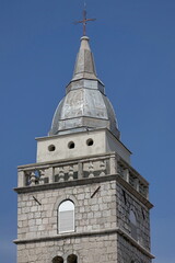 Obraz premium Kirche in Omisalj auf Krk