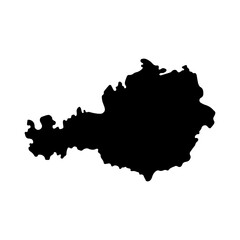 Obraz premium map of austria
