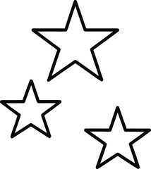Obraz premium set of stars vector