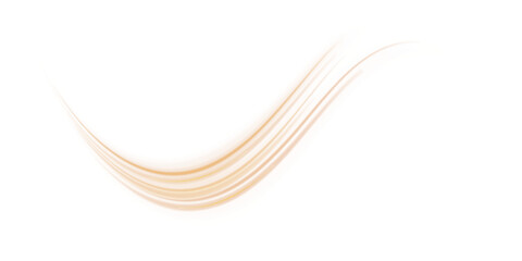 Vector PNG white abstract background with yellow gold glow, blurred light lines, waves. Bright sparkling speed line for futuristic design and banner. Energy flow tunnel.