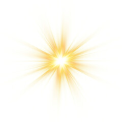 Obraz premium Sunlight a translucent special design of the light effect. Vector illustration. 