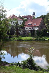 Obraz premium Saale in Merseburg