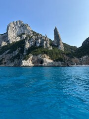 Breathtaking Coastal View of Sardinia with Crystal Blue Sea