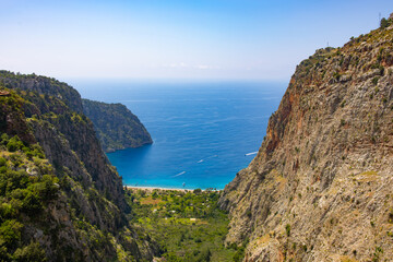view of the coast of the mediterranean sea