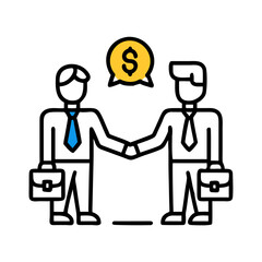 business man and woman