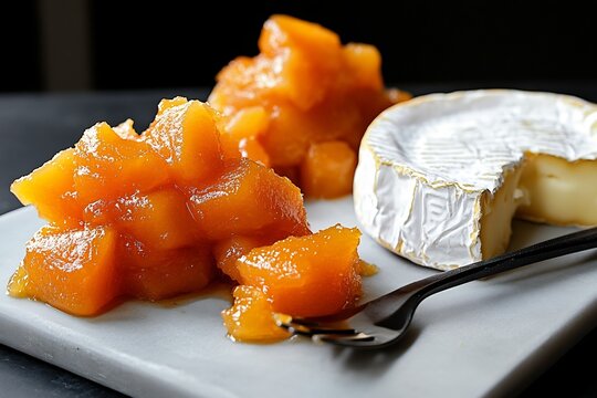 Sweet Membrillo con Queso Spain quince paste with cheese perfect sweet savory pairing