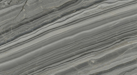 Obraz premium Dark gray marble with bold black and gold veins, polished surface, perfect for luxurious interiors, countertops, and statement stone features.