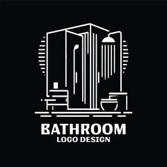 Bathroom Vector Logo Design