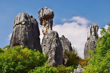雲南省 石林風景区の絶景