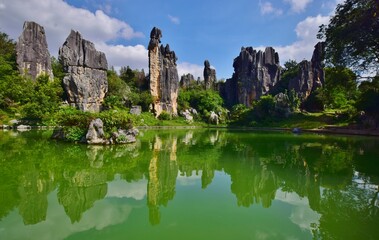 雲南省 石林風景区の絶景