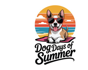 Celebrate the heat in style with our 'Dog Days of Summer' tee &ndash; vibrant, fun, and perfect for sunny vibes, beach days, and laid-back adventures. Summer fashion at its best!