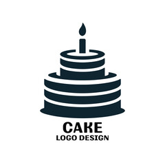 Cake Vector Logo Design