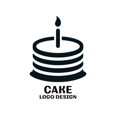 Cake Vector Logo Design