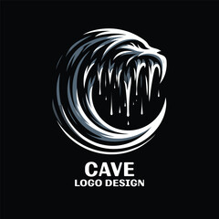 Cave Vector Logo Design 