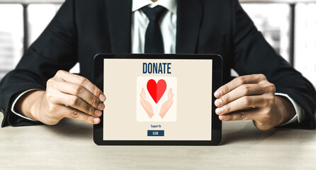 Online donation platform offer modish money sending system for people to transfer on the internet