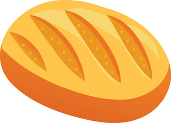 vector illustration of a bread