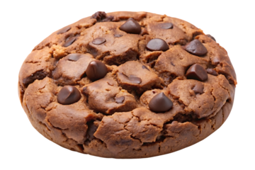double chocolate chip isolated image on transparent background