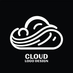 Fototapeta premium Cloud Vector Logo Design