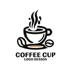 Coffee Cup Vector Logo Design