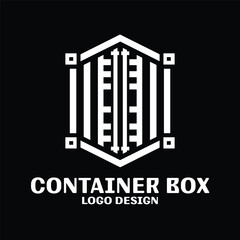 Container Box Vector Logo Design