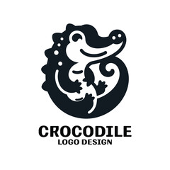 Crocodile Vector Logo Design