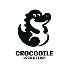 Crocodile Vector Logo Design