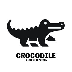 Crocodile Vector Logo Design