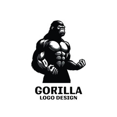Gorilla Vector Logo Design