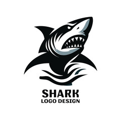 Shark Vector Logo Design