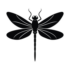 scarlet skimmer silhouette vector