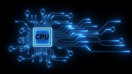 cpu standards quality control assurance warranty business technology concept. Business technology process improvement concept on virtual screen. 4K motion video. - Powered by Adobe