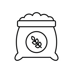Grain Sack Vector icon