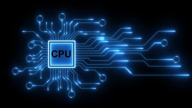 cpu standards quality control assurance warranty business technology concept. Business technology process improvement concept on virtual screen. 4K motion video.