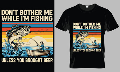  Funny Fishing T-Shirt Design - 