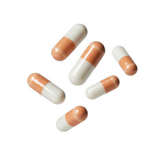 Flying Tablets PNG – Dynamic Medicine Pills in Motion Isolated on Transparent Background for Pharmaceutical Ads, Medical Designs, Healthcare Concepts, Supplement Promotions, and Drug Visuals