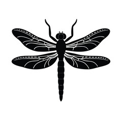 broad bodied chaser silhouette vector