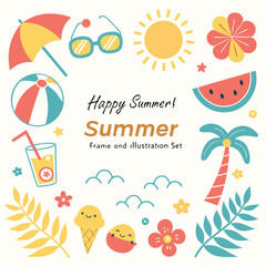 summer holiday banners