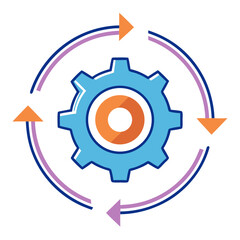 vector gear icon