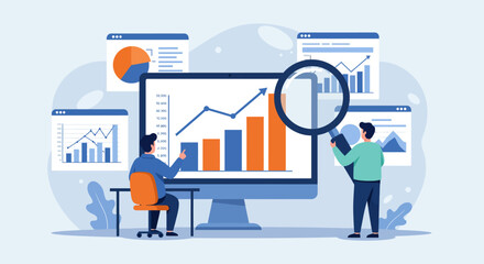 Analyzing Business Growth Performance Through Detailed Data Interpretation and Visual Reporting for Strategic Decision Making