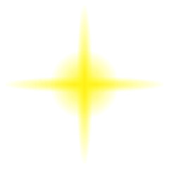 yellow star light flash