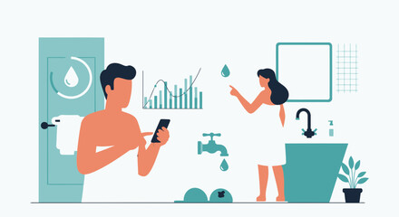 Analyzing Water Usage With A Smart Home System In Bathroom Environment