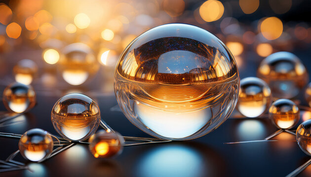 the elegant motion of the balls captivates viewers and prompts curiosity about science