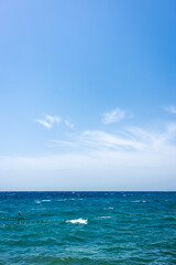 Seascape with Clear Blue Sky